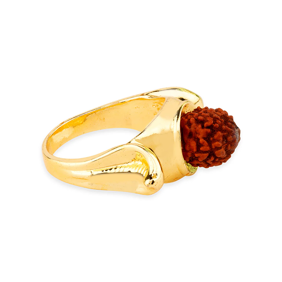 Kailasha Rudraksha Studded Band Ring - Image 2