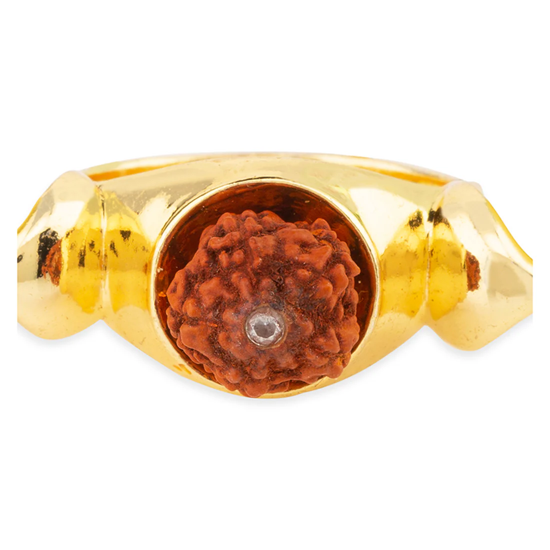 Kailasha Rudraksha Studded Band Ring - Image 3