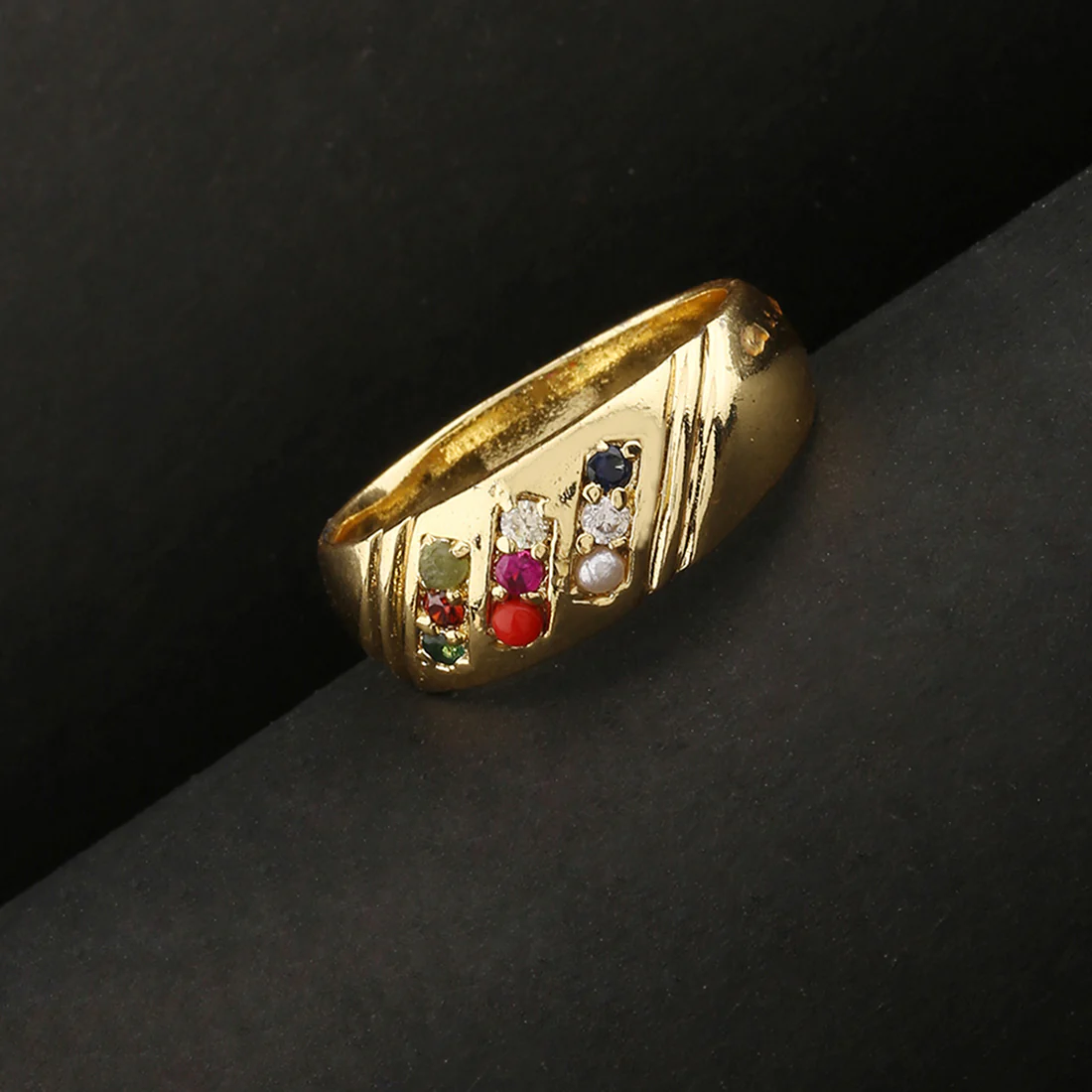 Kailasha Stone Studded Band Ring
