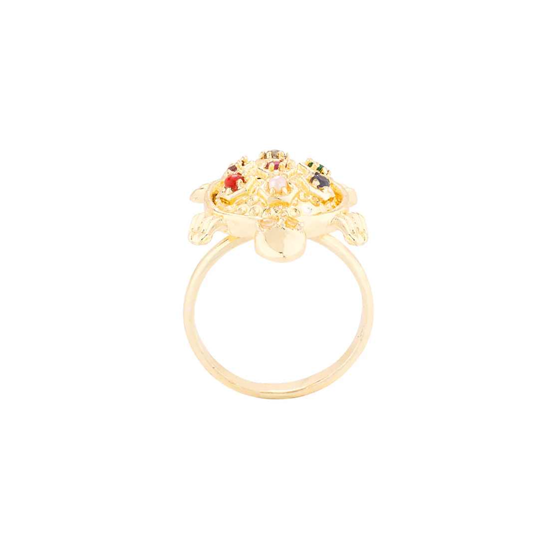 Kailasha Tortoise Brass Ring - Image 3