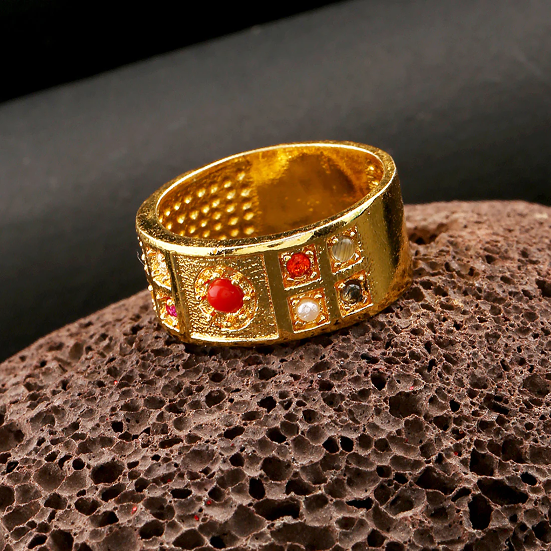 Kailasha Yellow Gold Band Ring