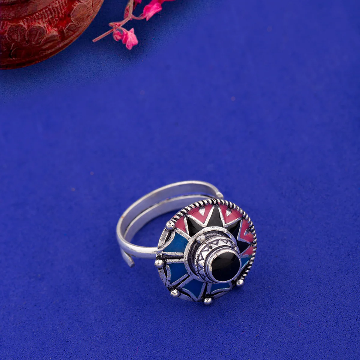 Kalbelia Adjustable Statement Ring