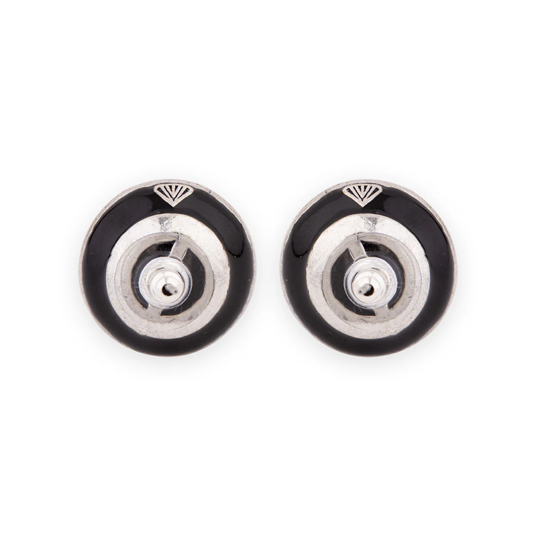 Kalbelia Blue Enamel Stud Earrings - Image 5