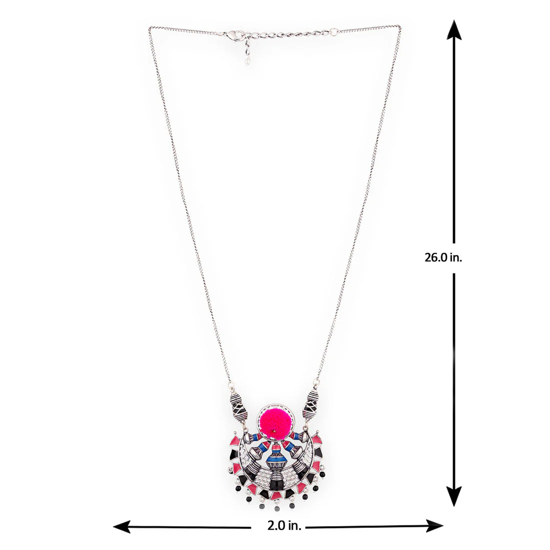 Kalbelia Enameled Statement Necklace - Image 6