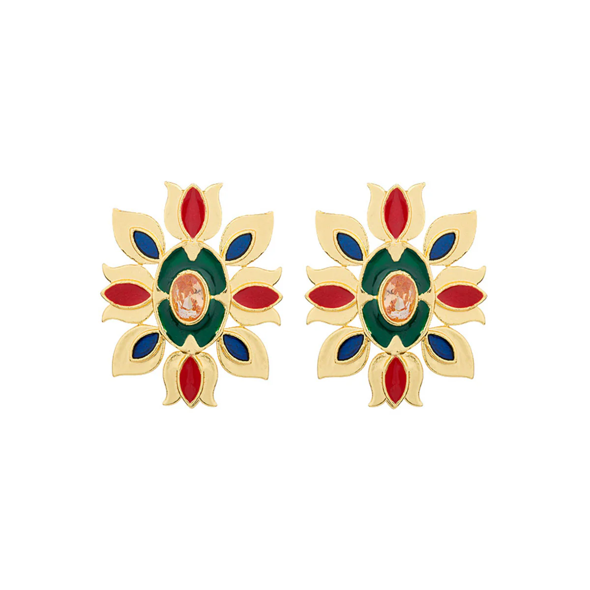 Kamal Jhumki Lotus Inspired Earrings