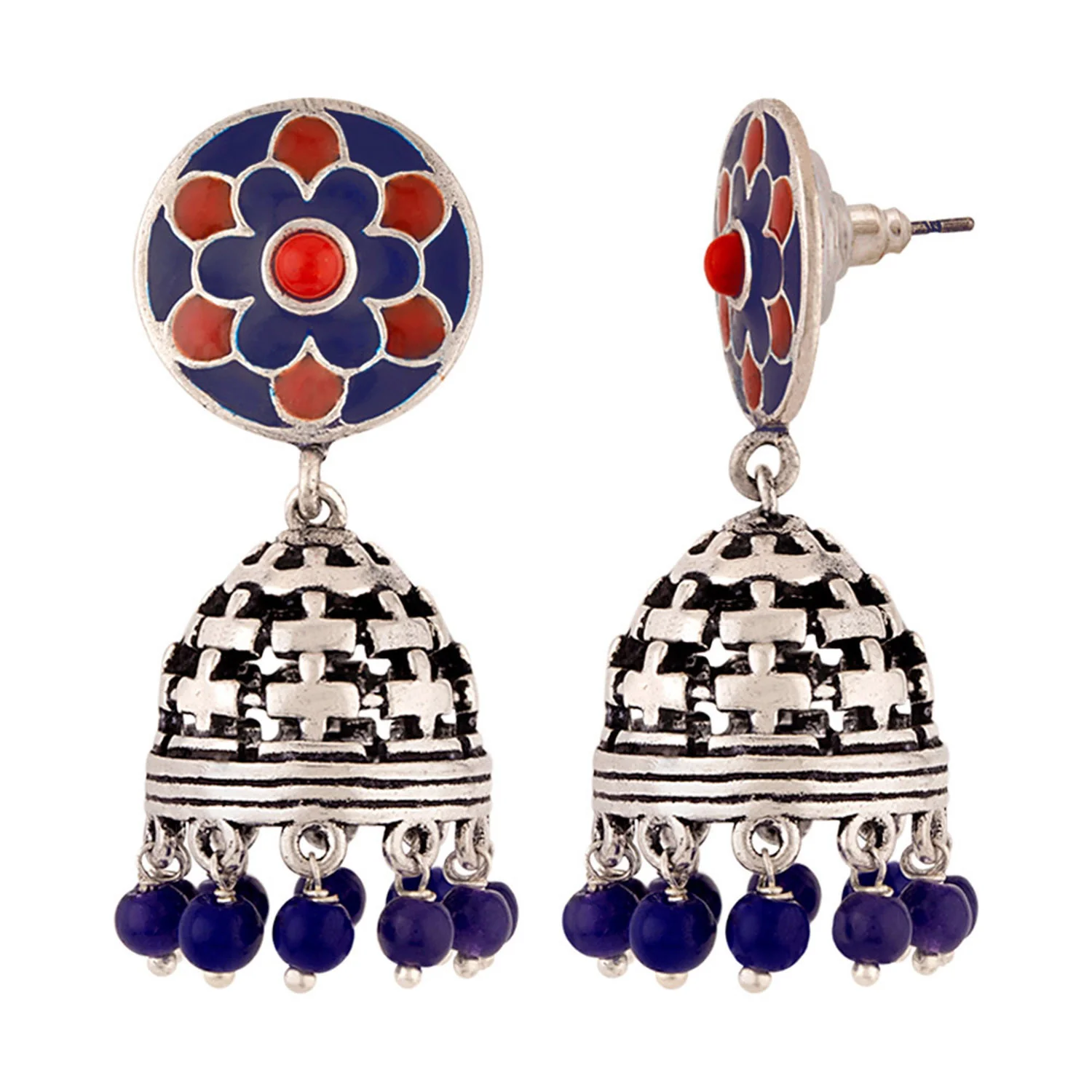 Kesar Enamel Embellished Earrings - Image 4