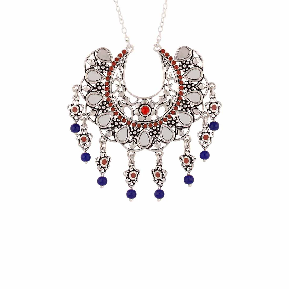 Kesar Floral Motifs Necklace - Image 4
