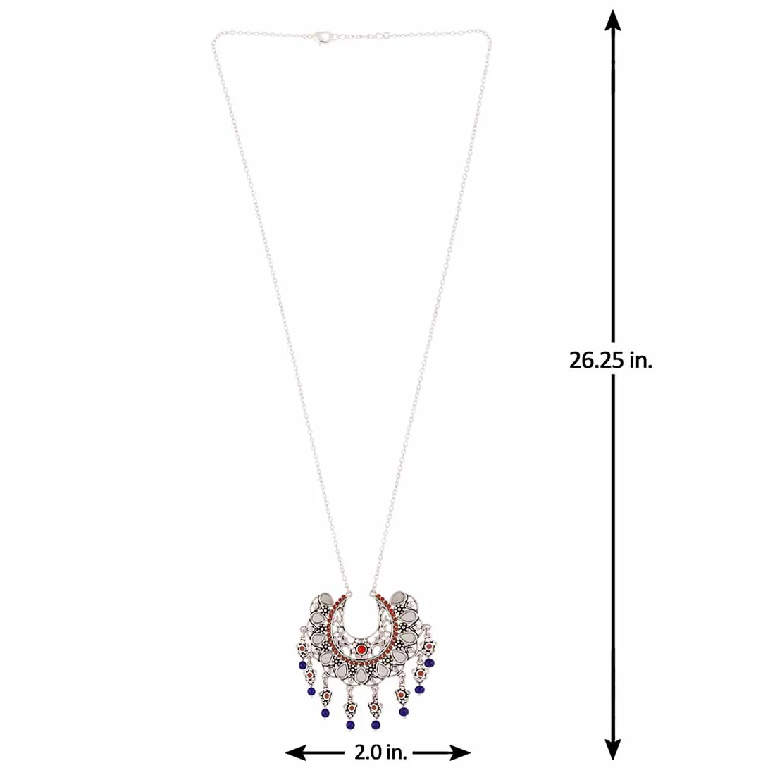 Kesar Floral Motifs Necklace - Image 6
