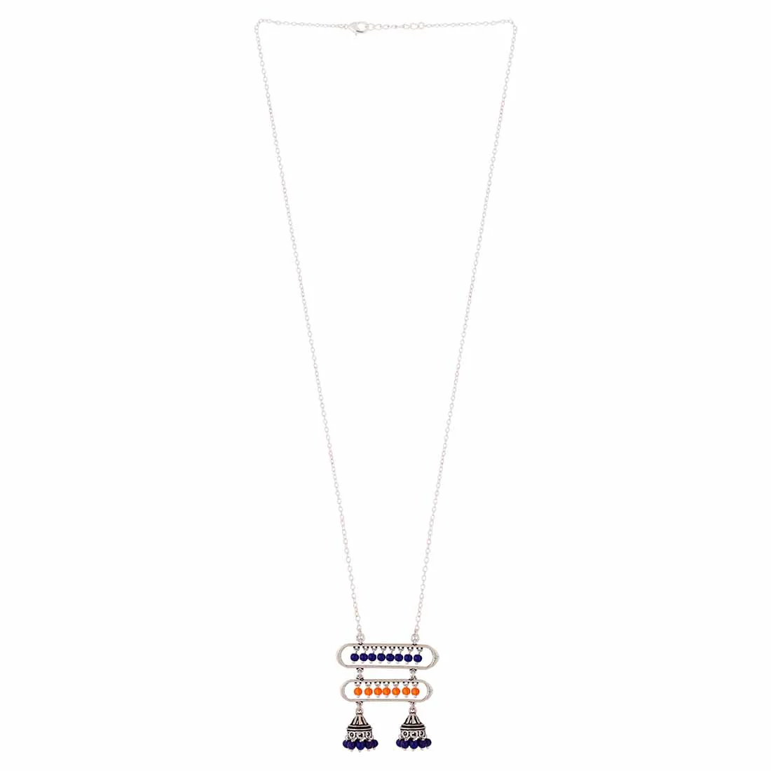Kesar Jhumka Drops Necklace - Image 3