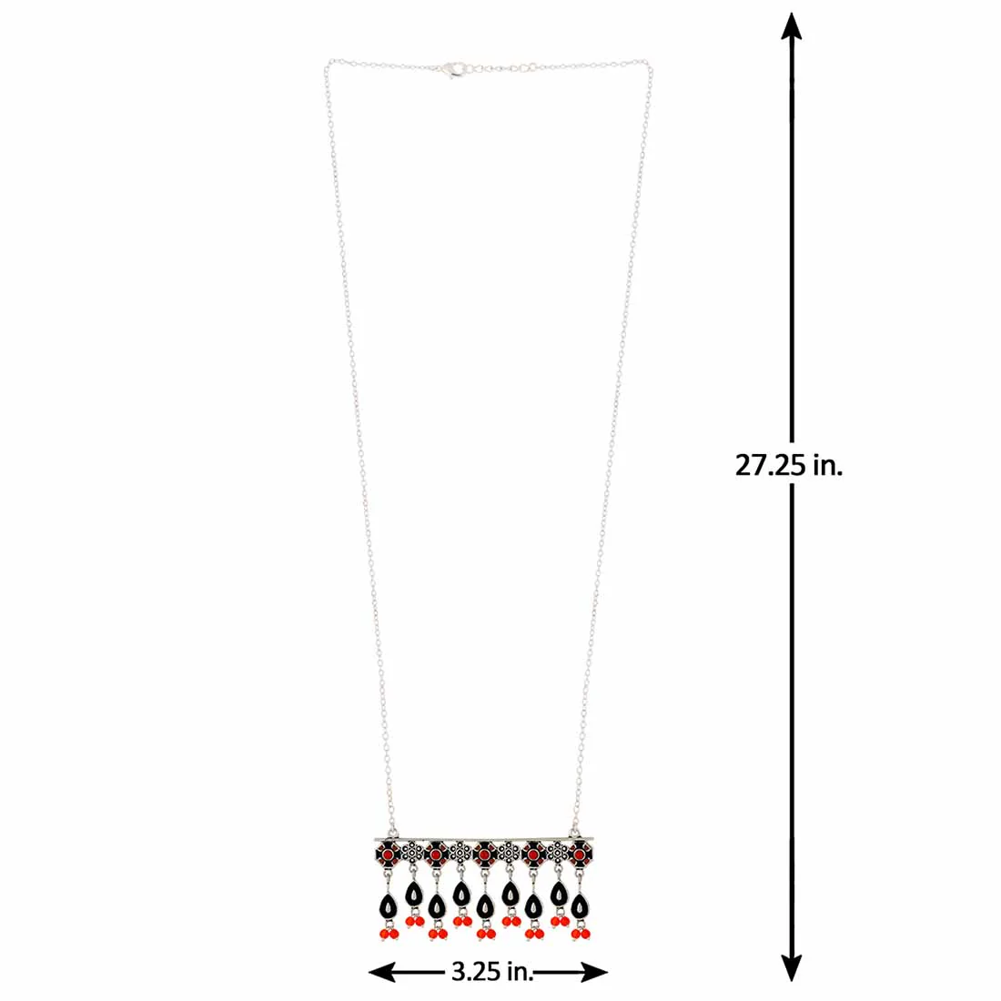 Kesar Lattice Design Necklace - Image 6