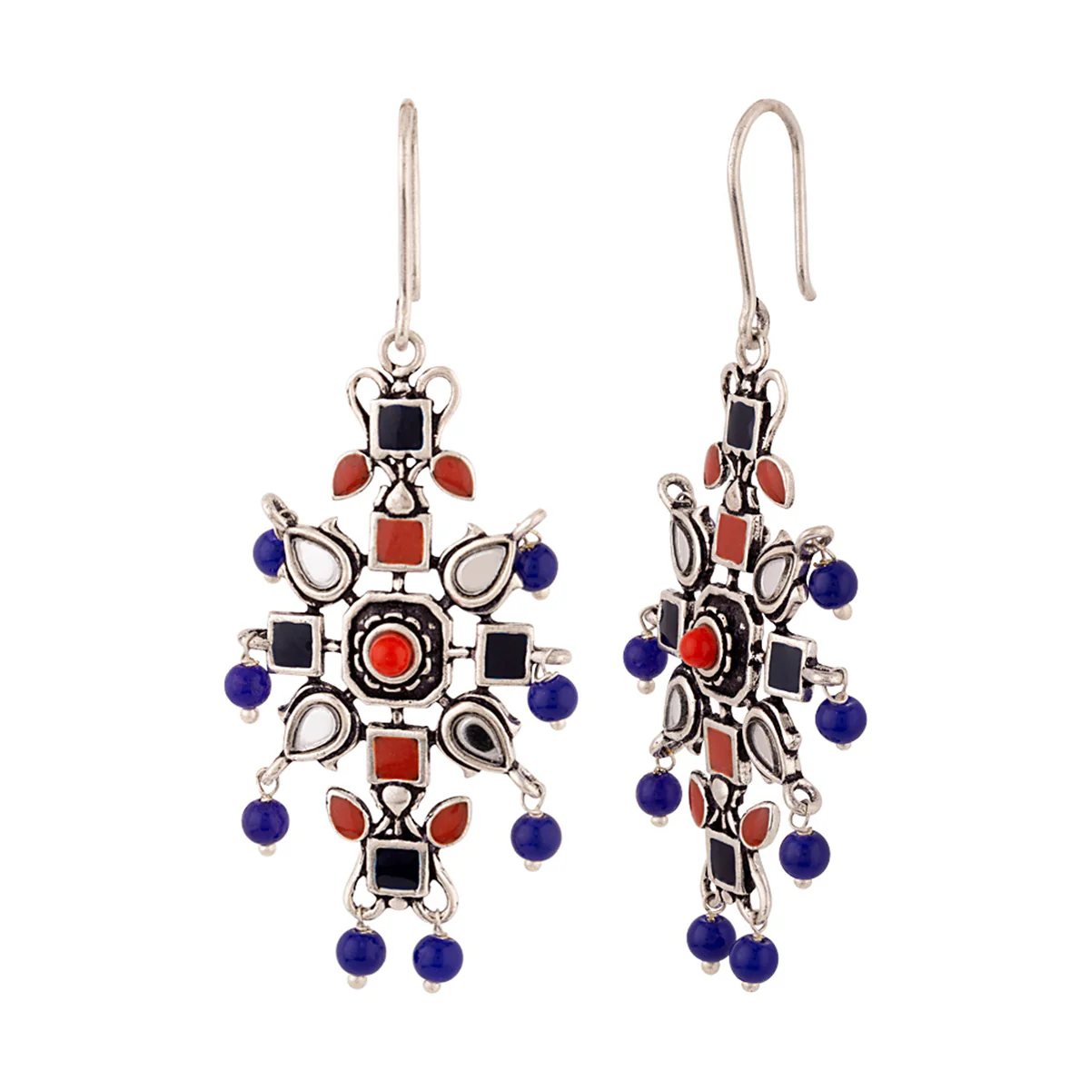 Kesar Tribal Jewelry Inspired Earrings - Image 4