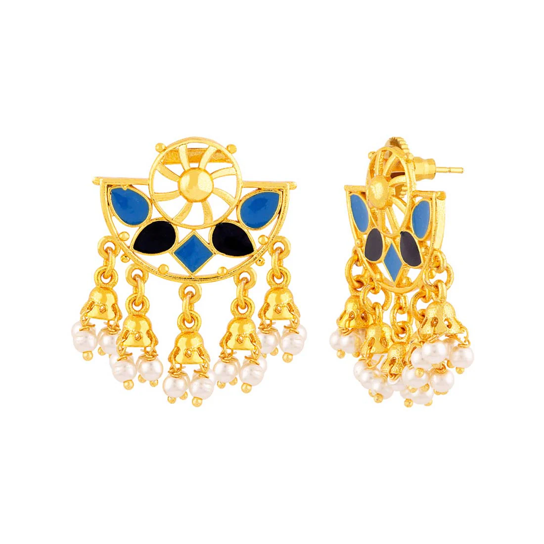 Khanak Jhumka Filigree Earrings - Image 4