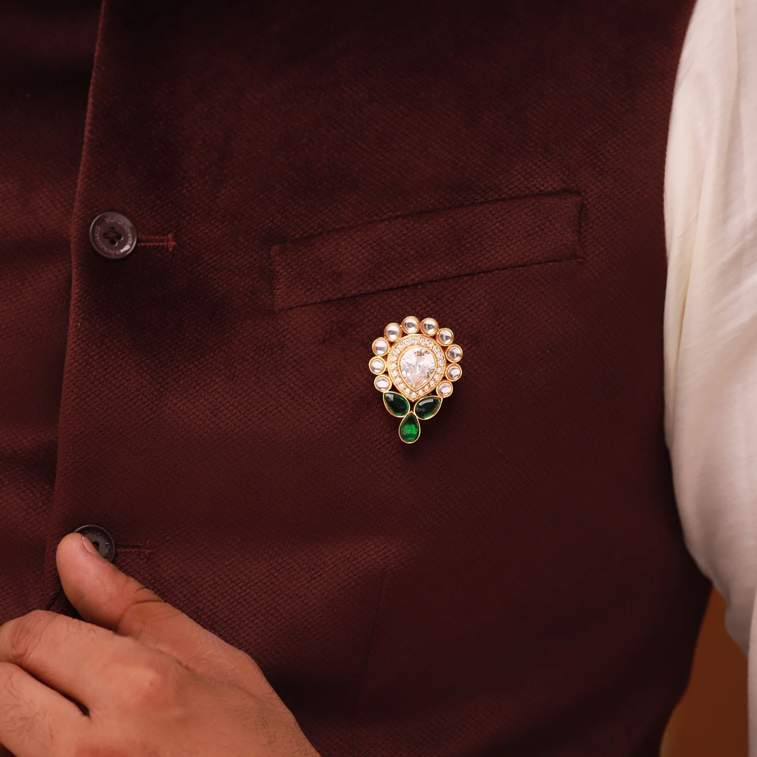 Kings of Rajasthan Mewarya Brooch - Image 3