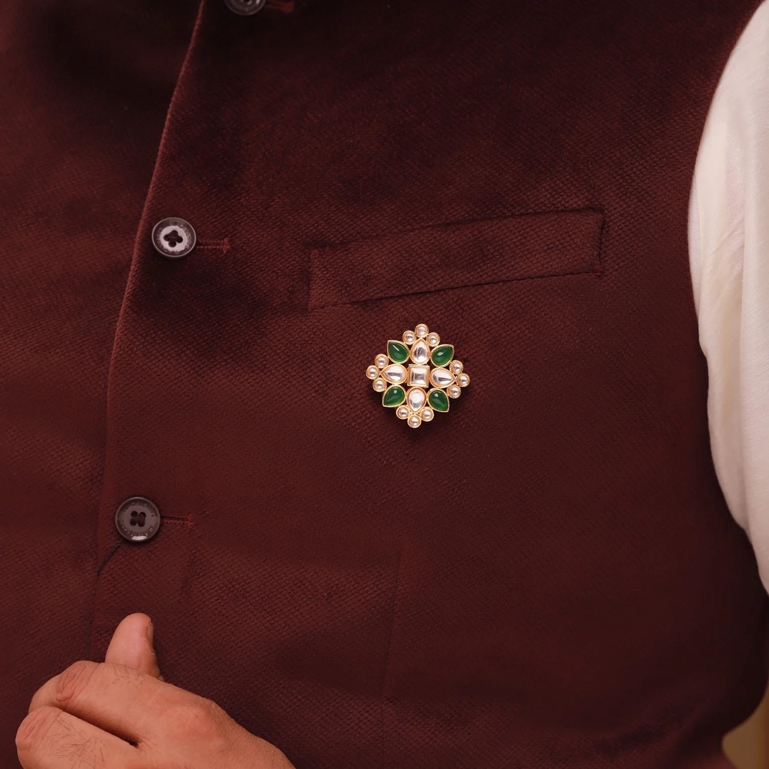 Kings of Rajasthan Udairaj Brooch - Image 2