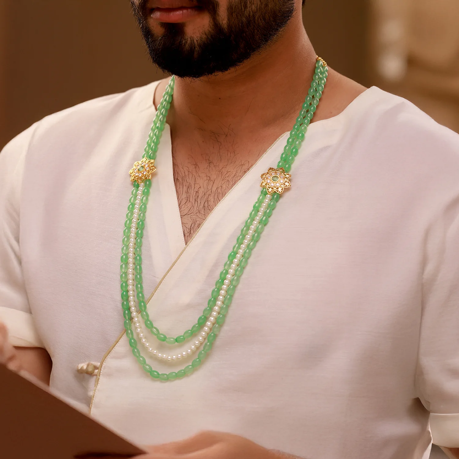 Kings of Rajasthan Vajrasen Mala Necklace - Image 2