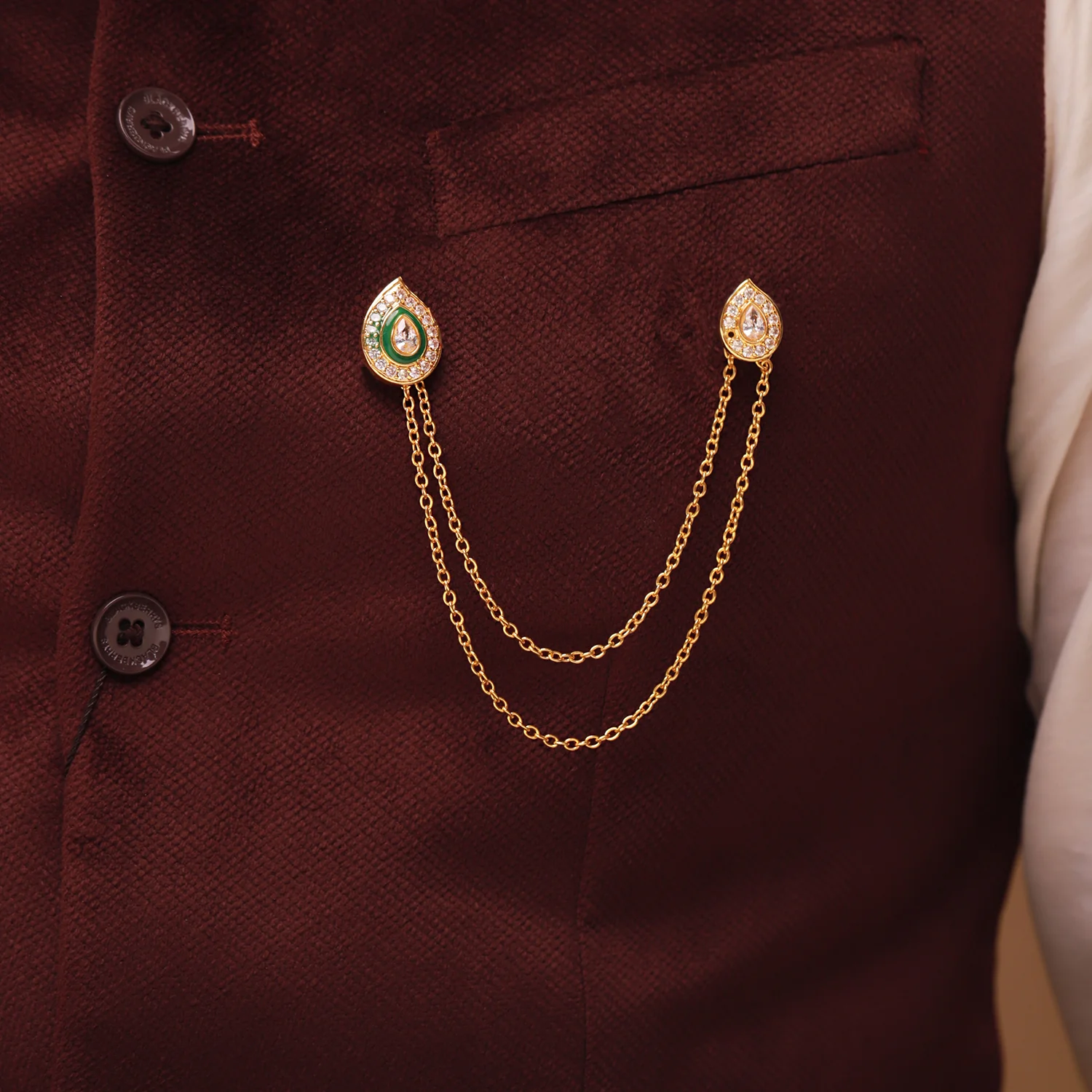 Kings of Rajasthan Vajraya Brooch - Image 2