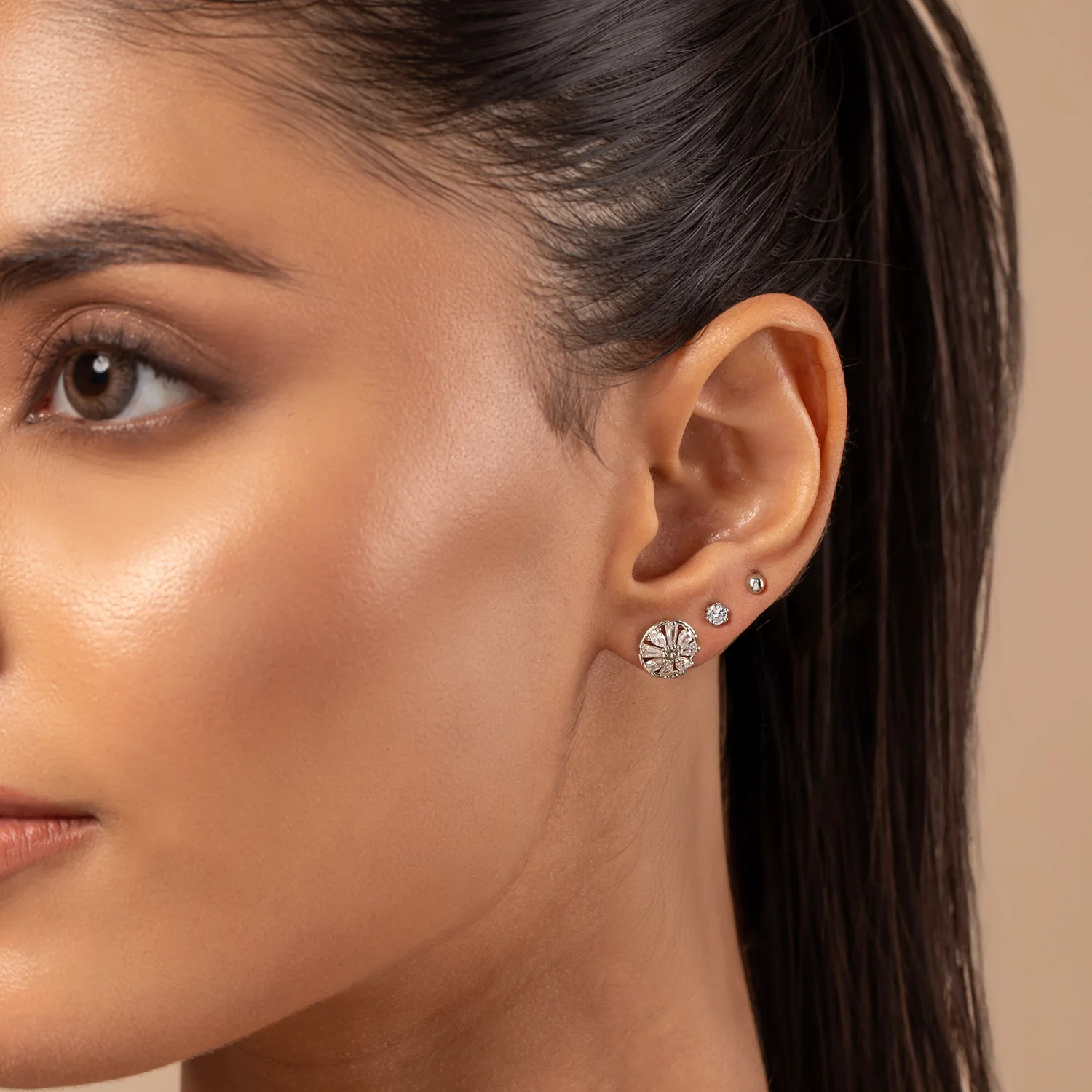 Korean Bling Essential Glam Set Earrings Combo |Helix Earrings| - Image 2