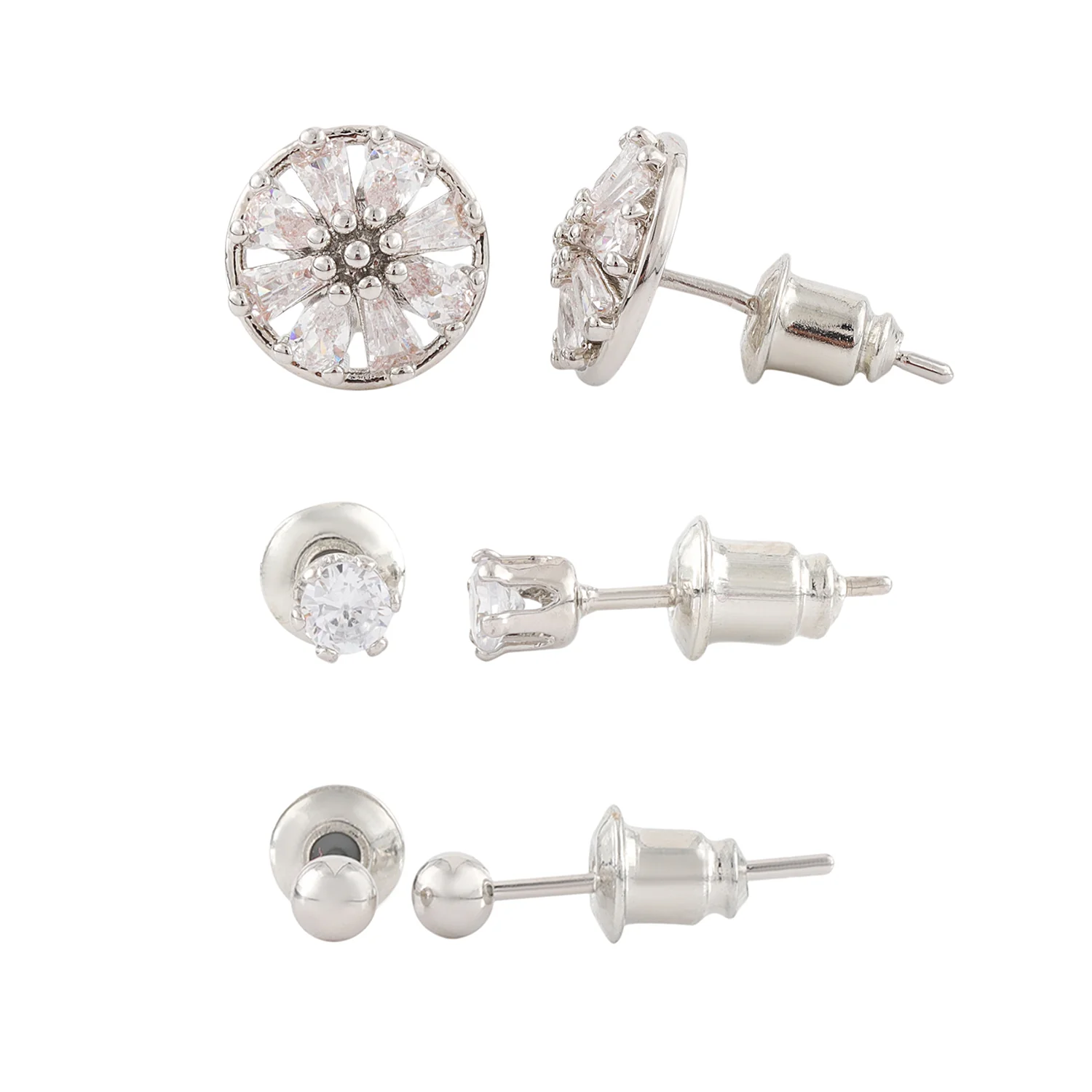 Korean Bling Essential Glam Set Earrings Combo |Helix Earrings| - Image 3