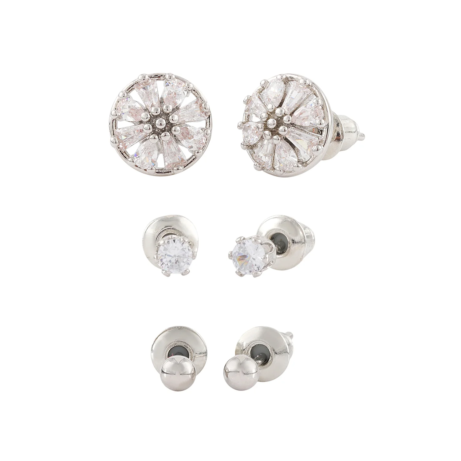 Korean Bling Essential Glam Set Earrings Combo |Helix Earrings| - Image 4
