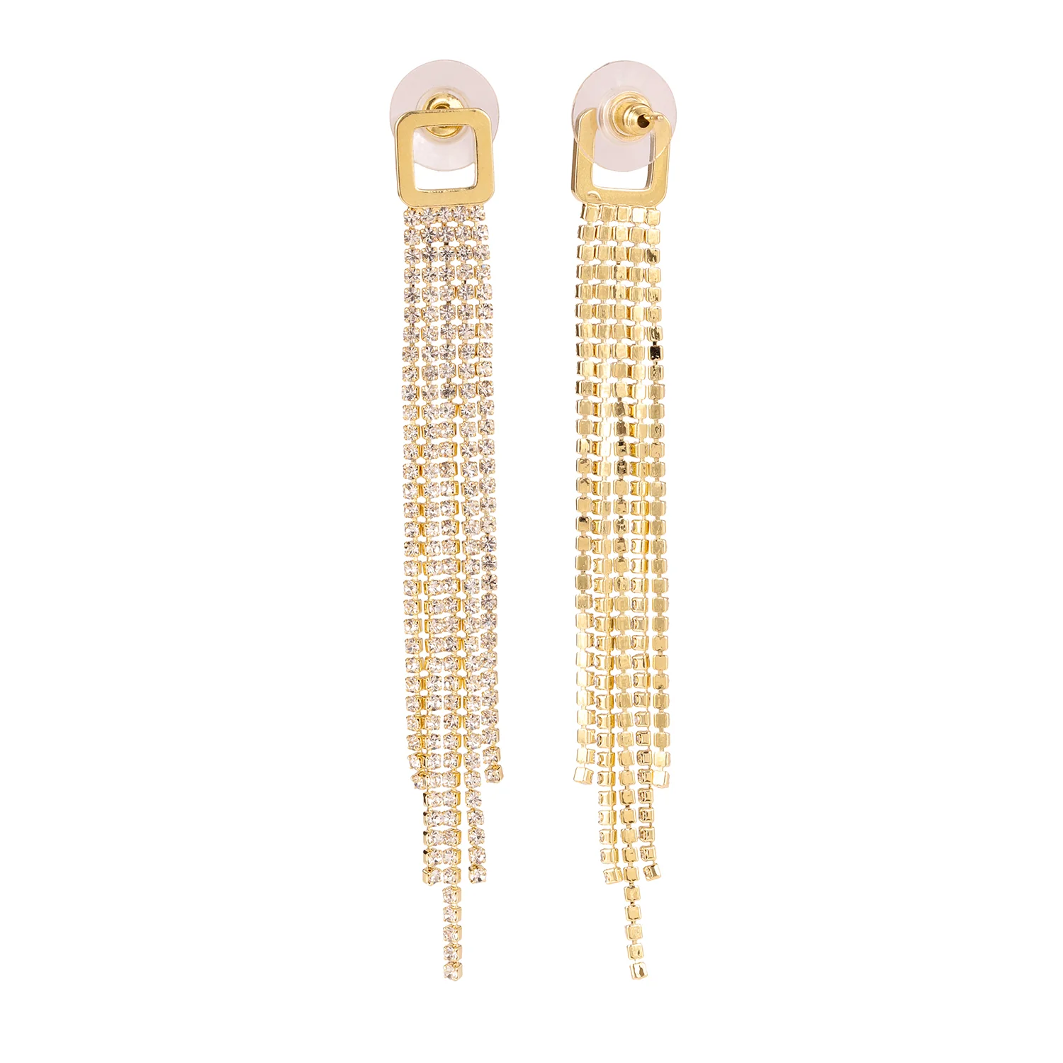 Korean Bling Golden Rush Dangler Earrings - Image 4