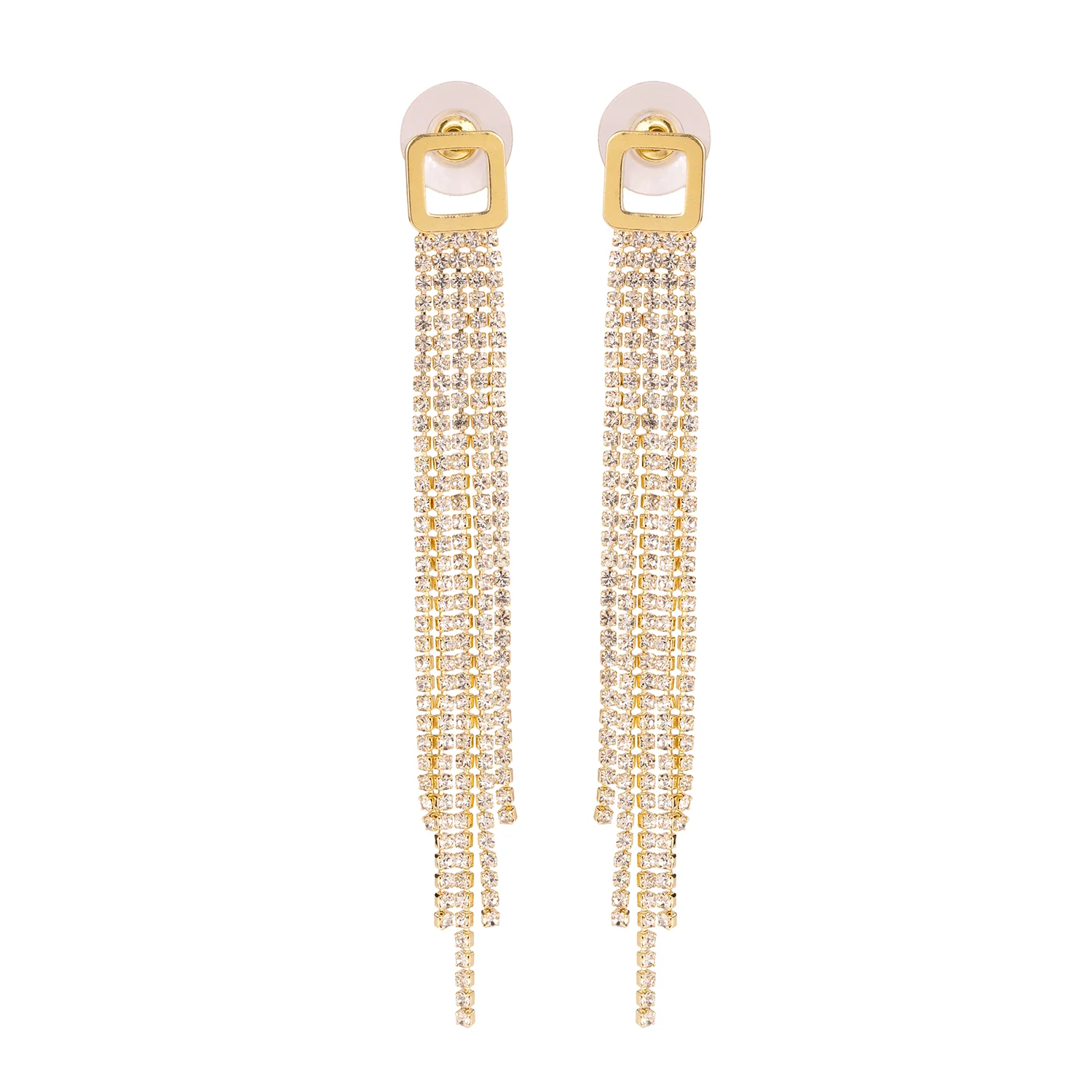 Korean Bling Golden Rush Dangler Earrings - Image 6