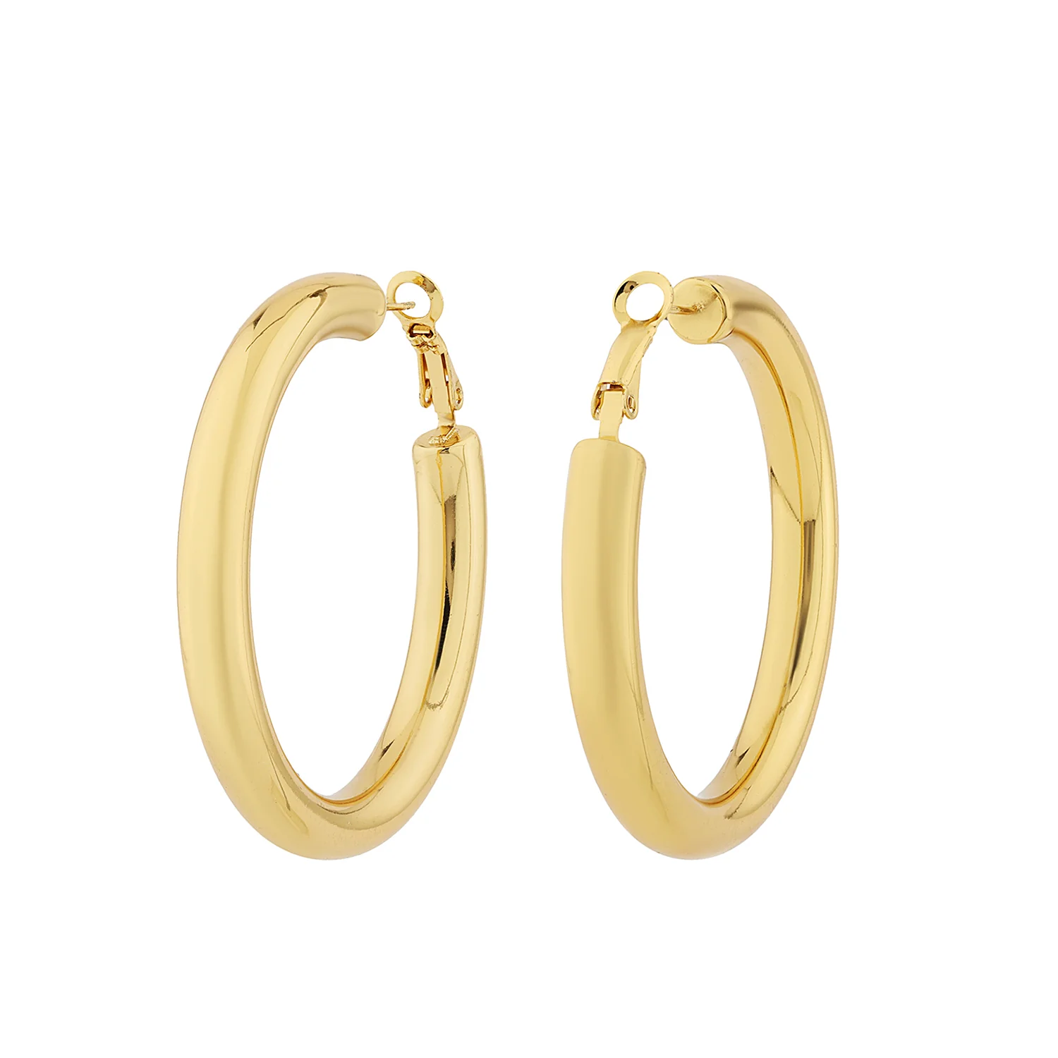 Korean Bling Neo Classic Hoops Earrings - Image 5