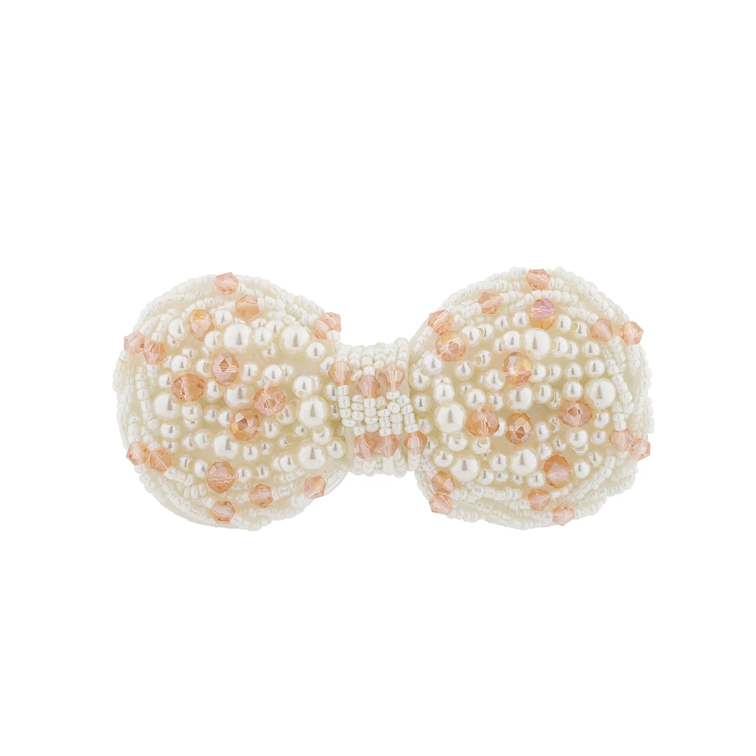 Korean Bling Pearl Blossom Bow Hair Clip - Image 3