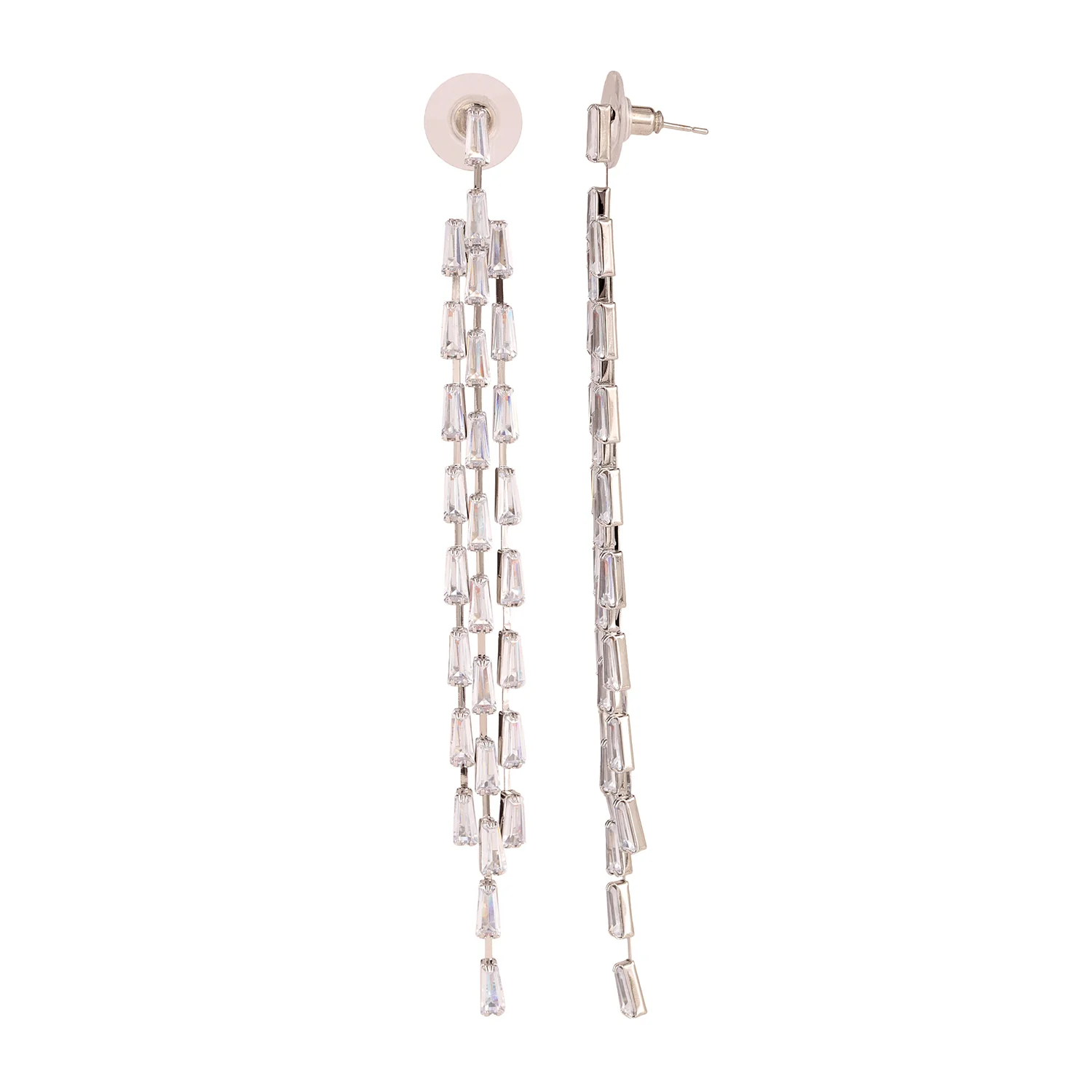 Korean Bling Silver Stardust Drop Earring - Image 5