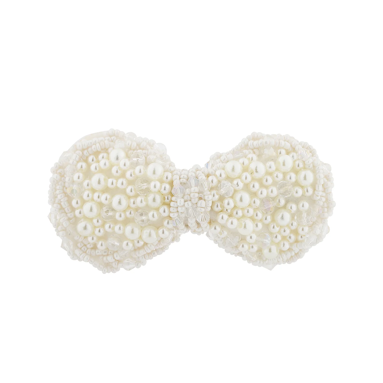 Korean Bling Timeless Pearl Bow Hair Clip - Image 3