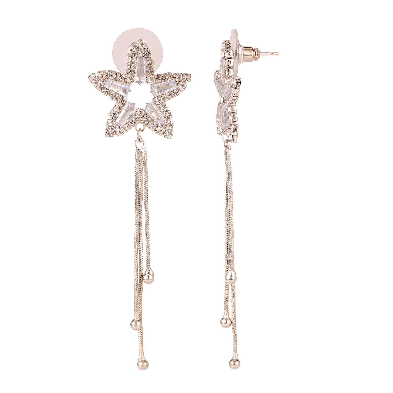 Korean Bling Twilight Starfall Earrings - Image 4