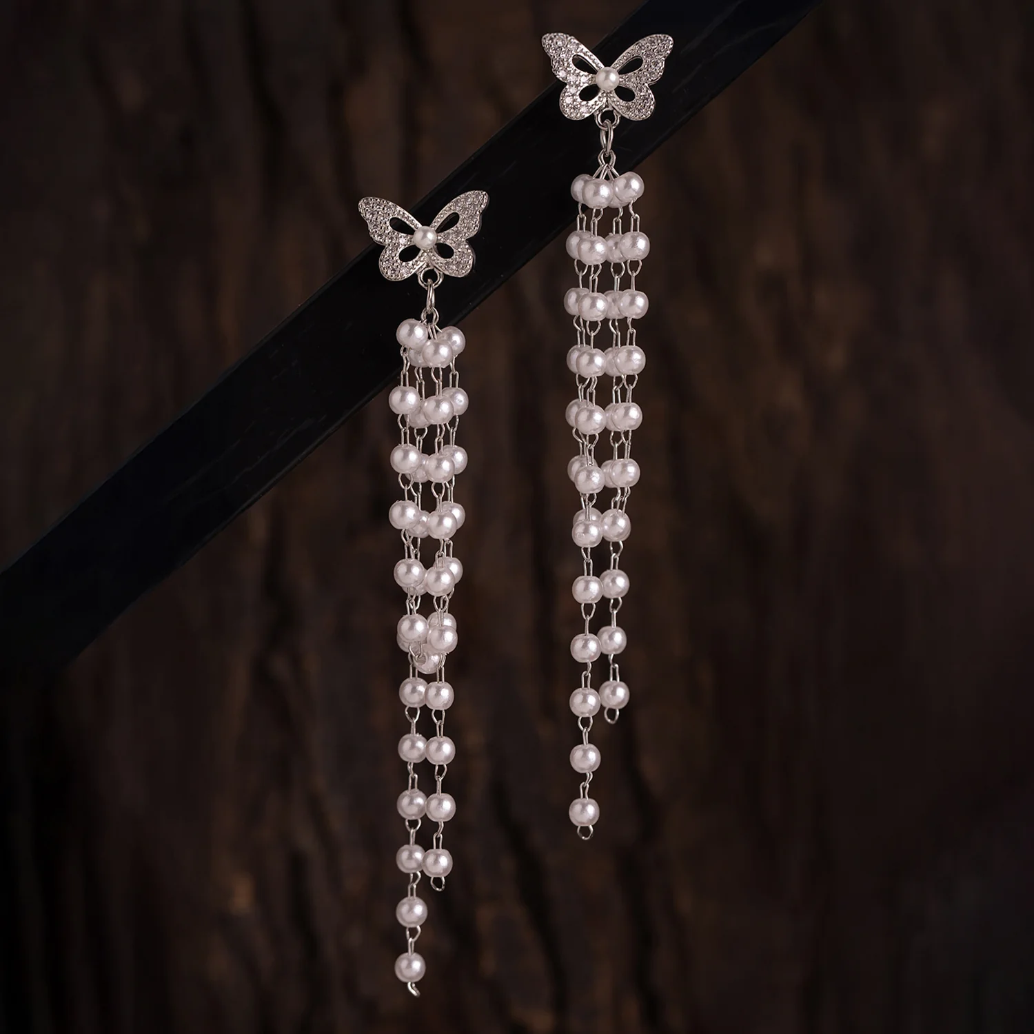 Korean Bling Wings of Wonder Earrings