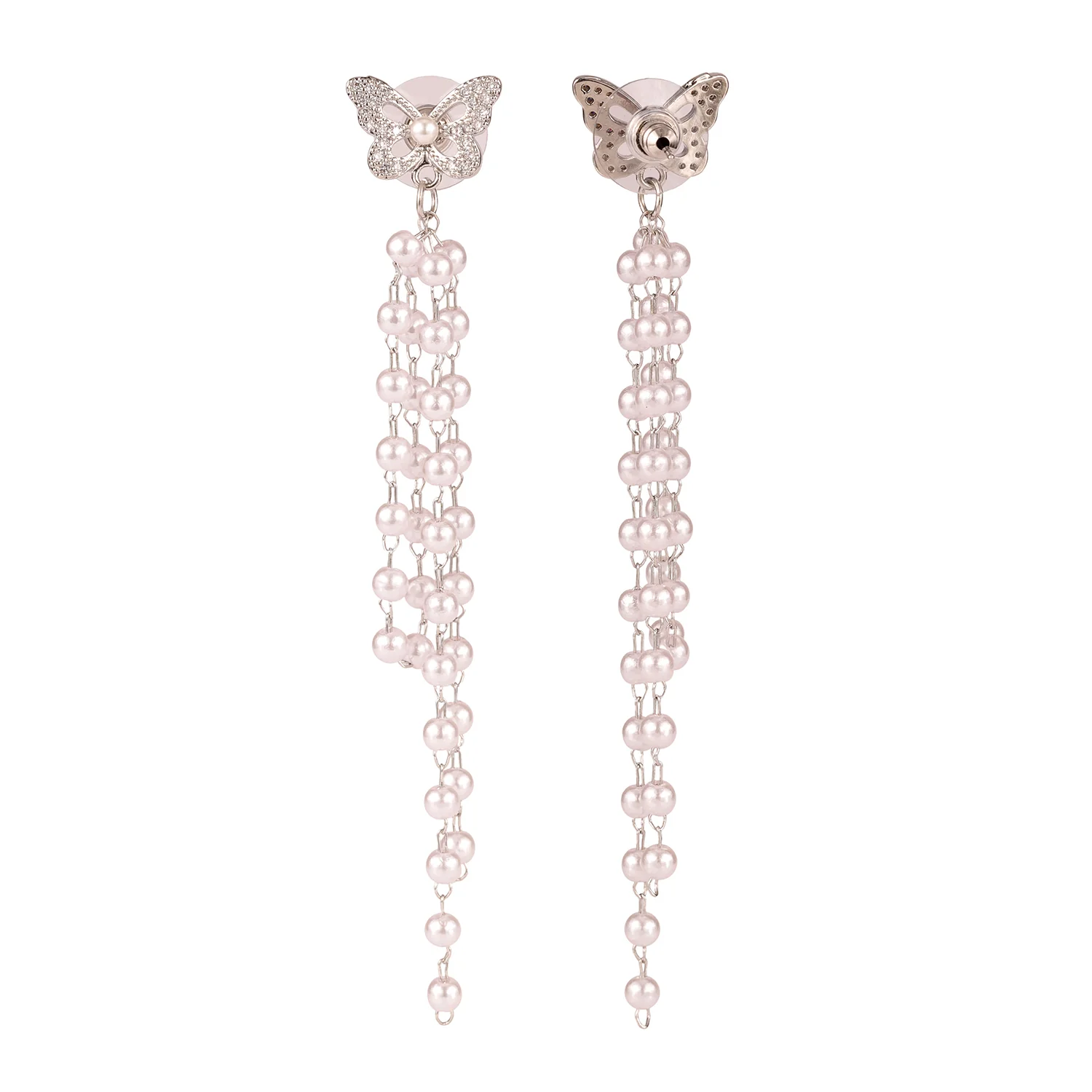 Korean Bling Wings of Wonder Earrings - Image 4