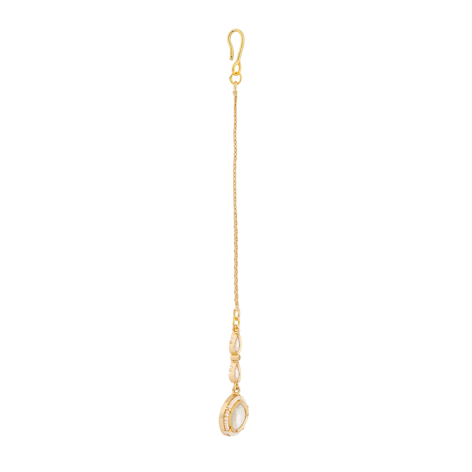 Kundan Elegance Aarvi Gold Maangtika - Image 4