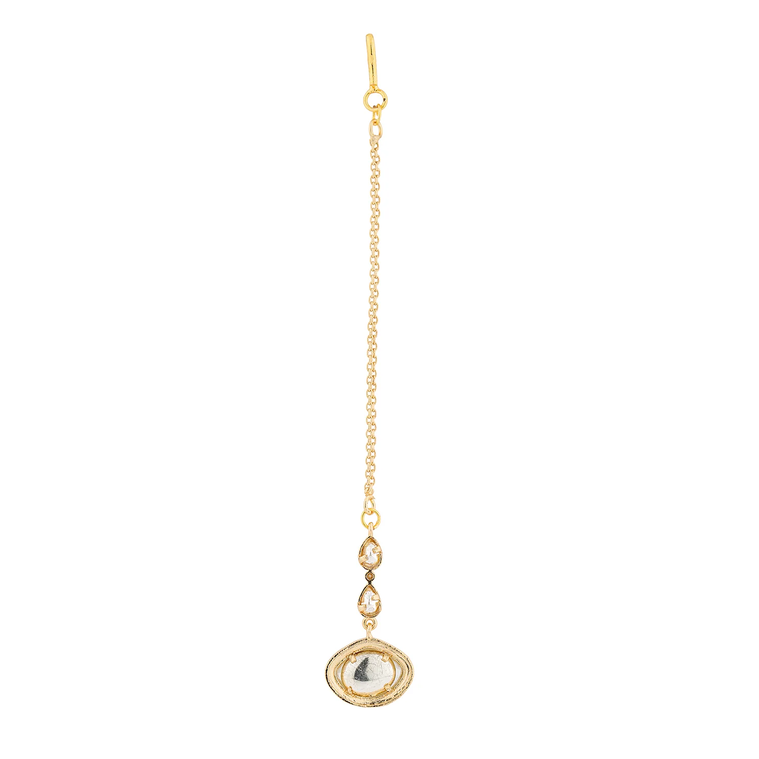 Kundan Elegance Aarvi Gold Maangtika - Image 5