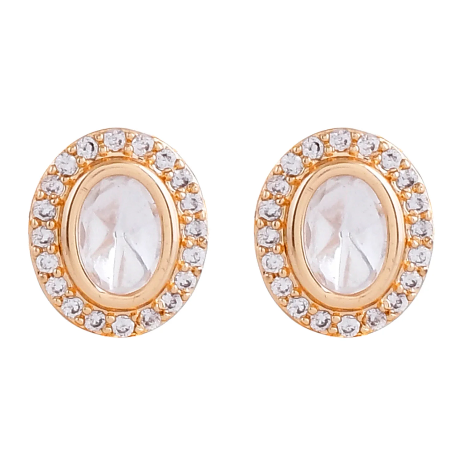 Kundan Elegance Majestic Ivory Pendant Set - Image 6