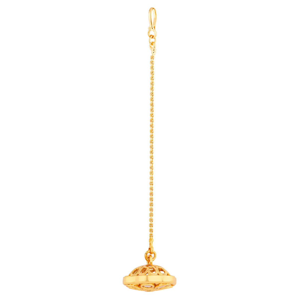 Kundan Embellished Traditional Maang Tika - Image 5