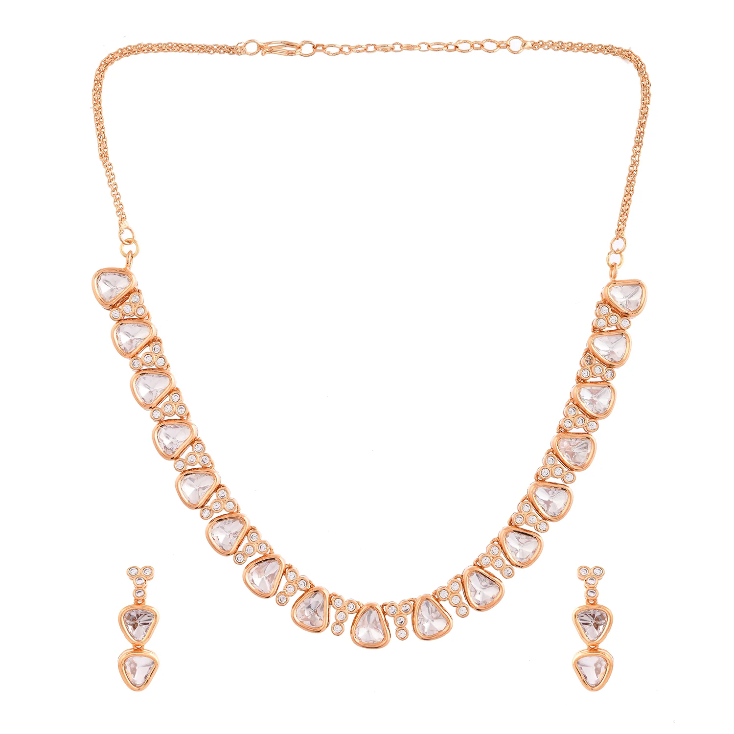 Kundan Essentials Radiant Royalty Necklace Set - Image 3