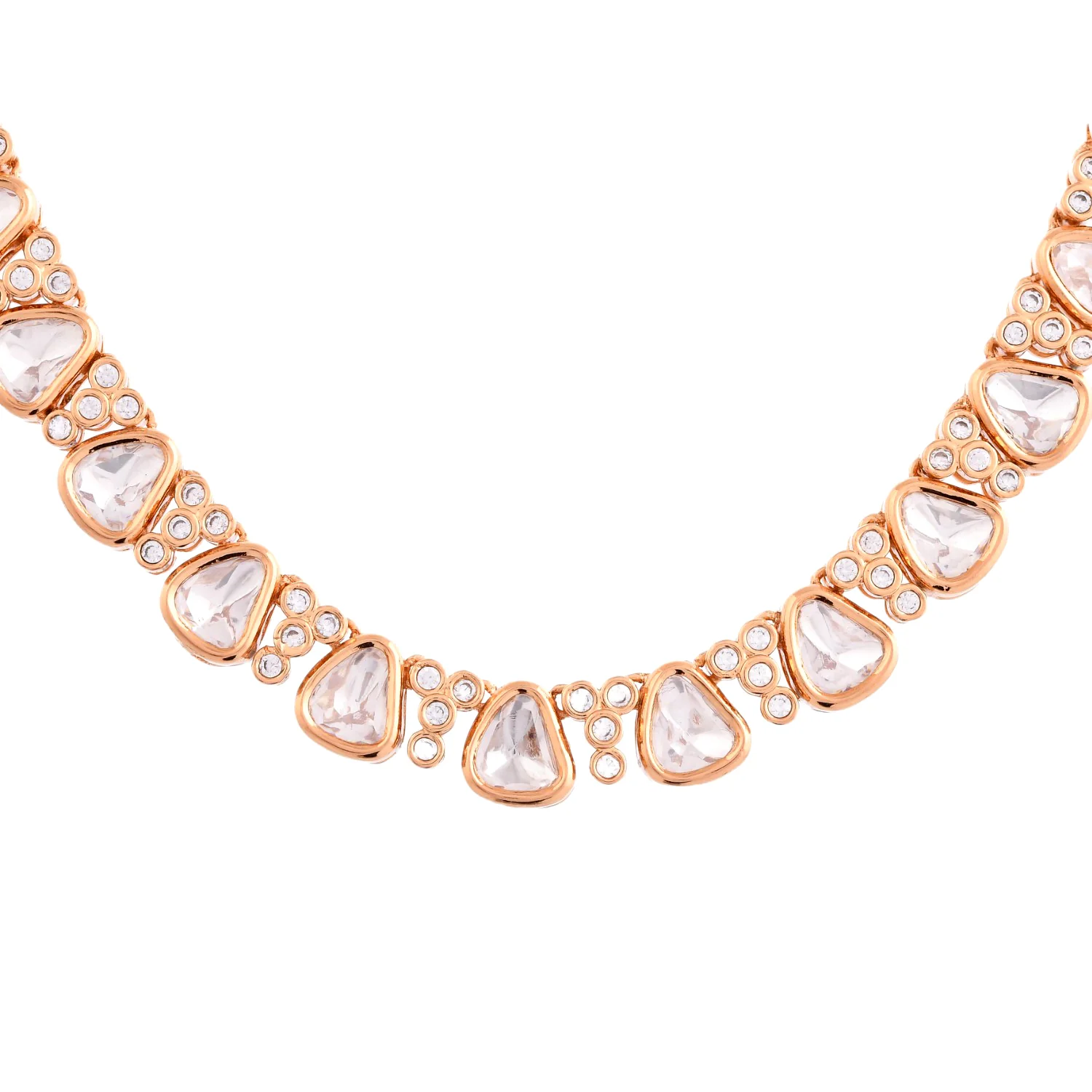 Kundan Essentials Radiant Royalty Necklace Set - Image 4