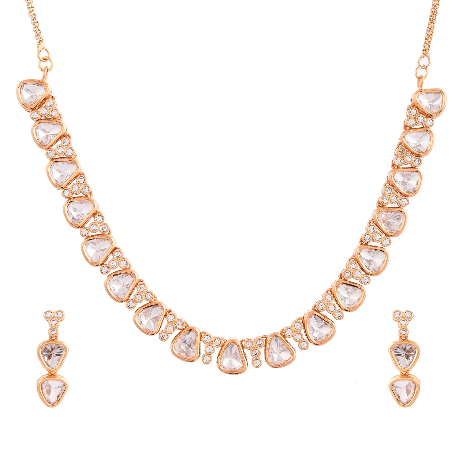 Kundan Essentials Radiant Royalty Necklace Set - Image 7