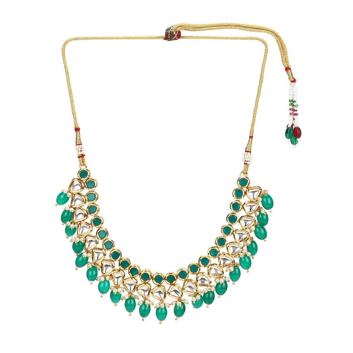 Kundan Gold Plated Maang Tika Set - Image 4