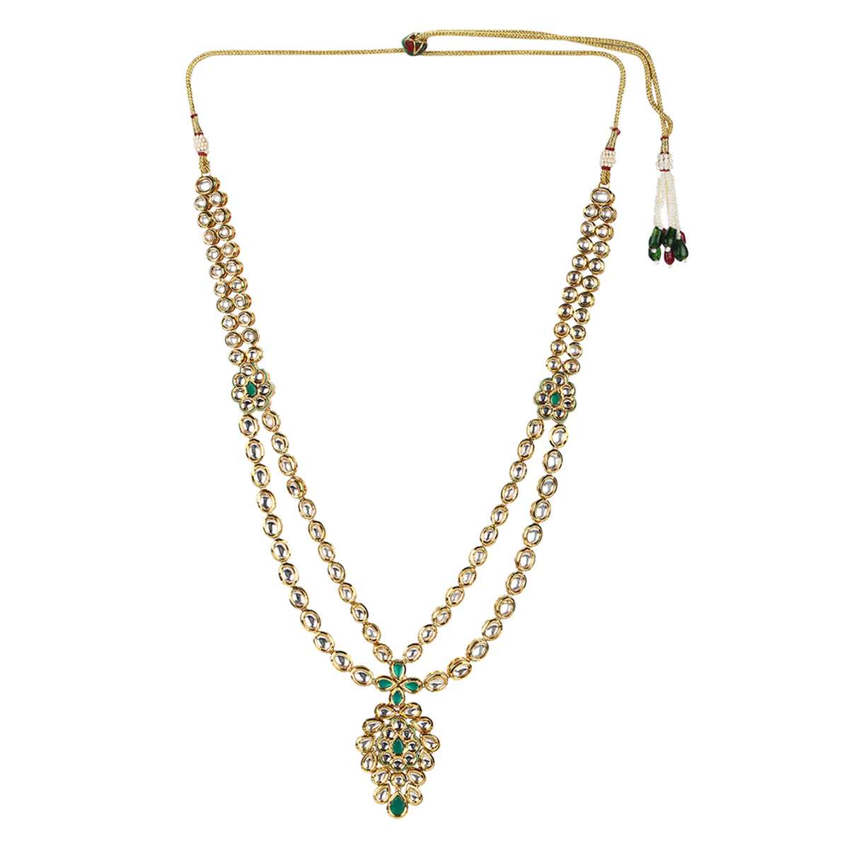 Kundan Gold Plated Brass Jewellery Set - Image 3