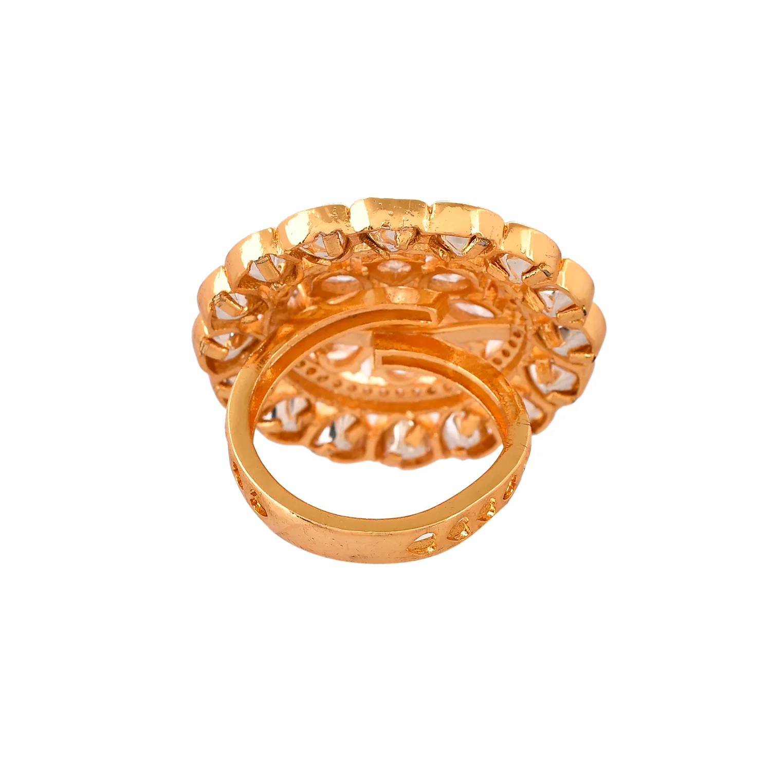 Kundan Opulance Chandra’S Bloom Ring - Image 5