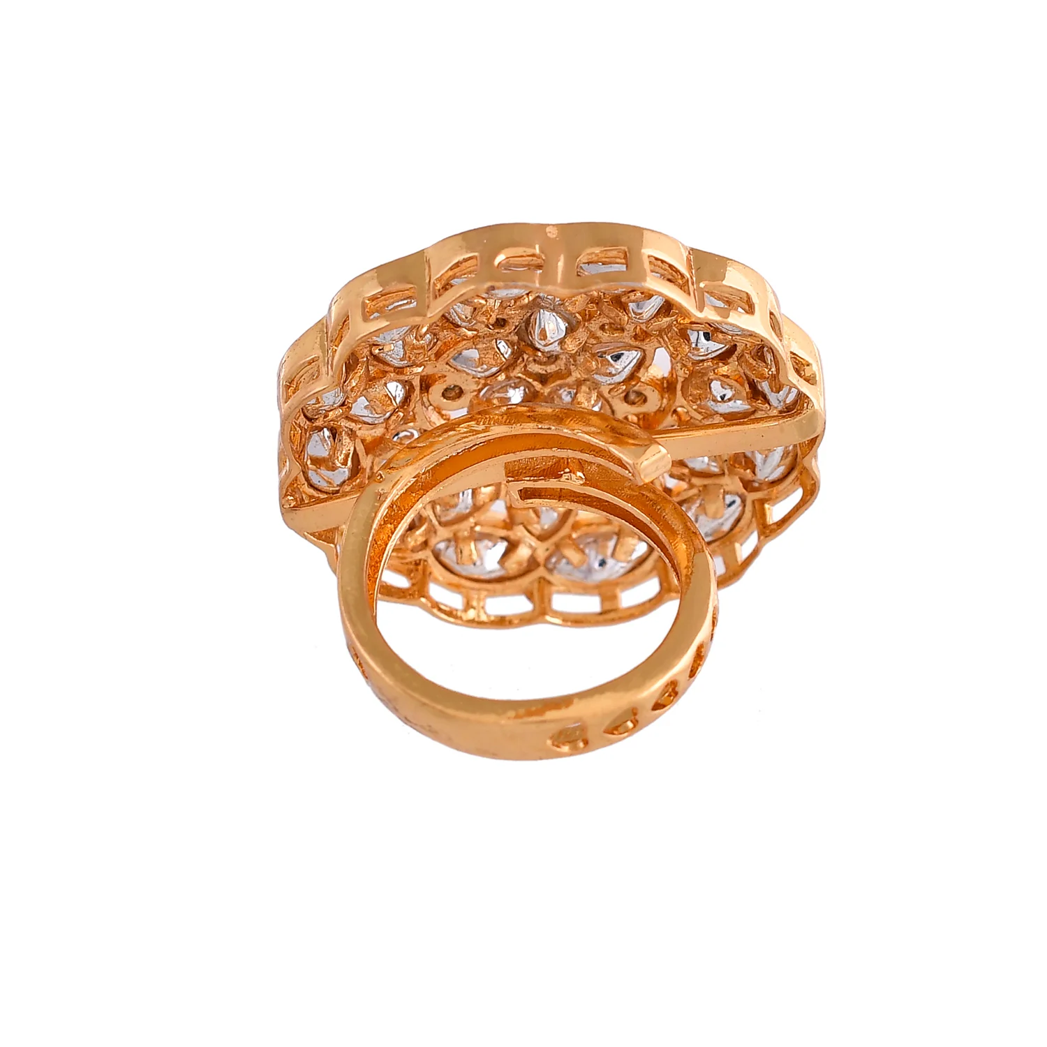 Kundan Opulance Shahi Bliss Ring - Image 5