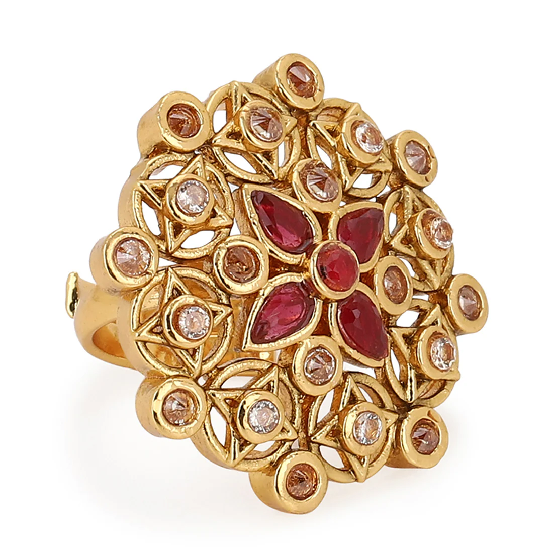Lattic Gold-plated ring - Image 3