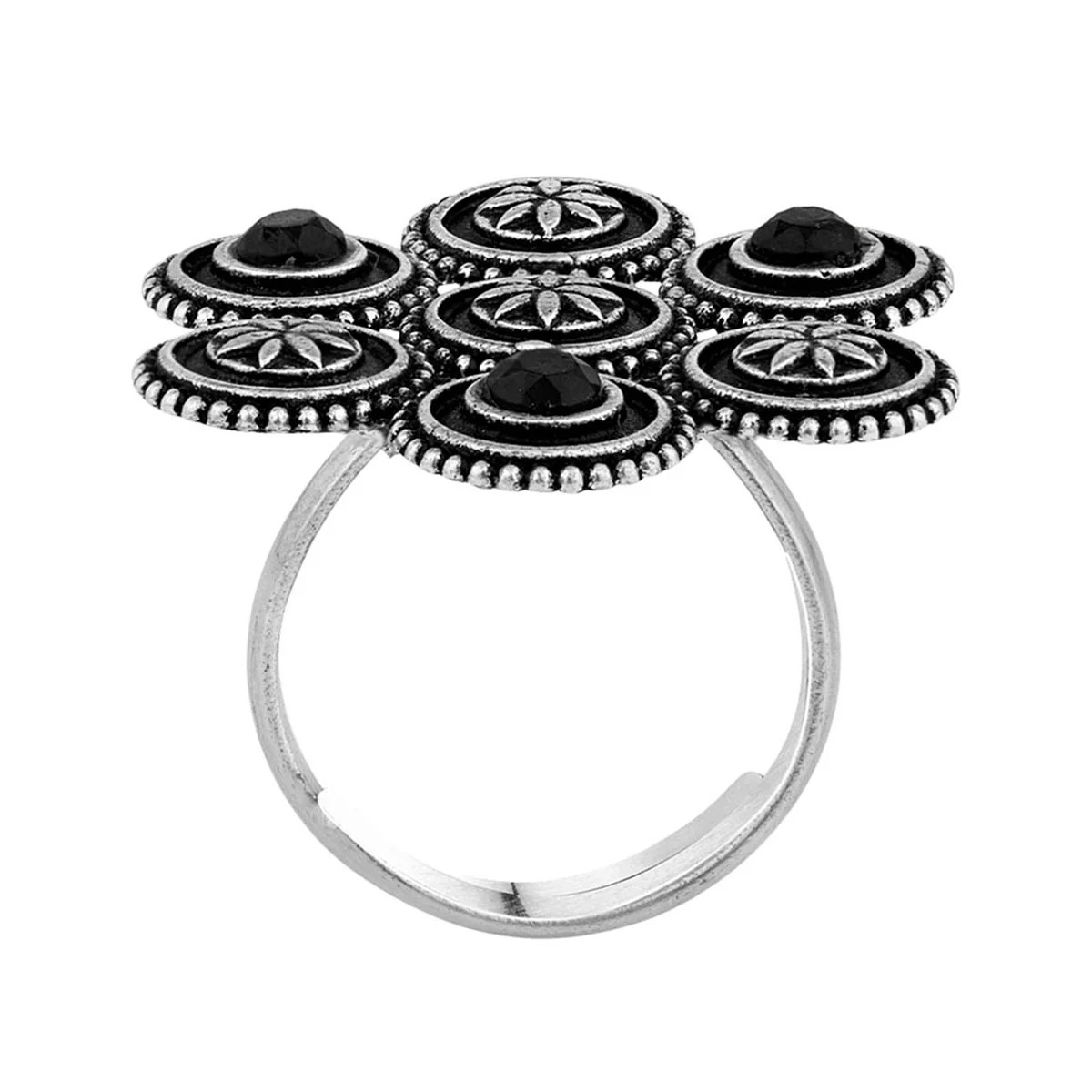 Leela Black Mystique Ring - Image 4