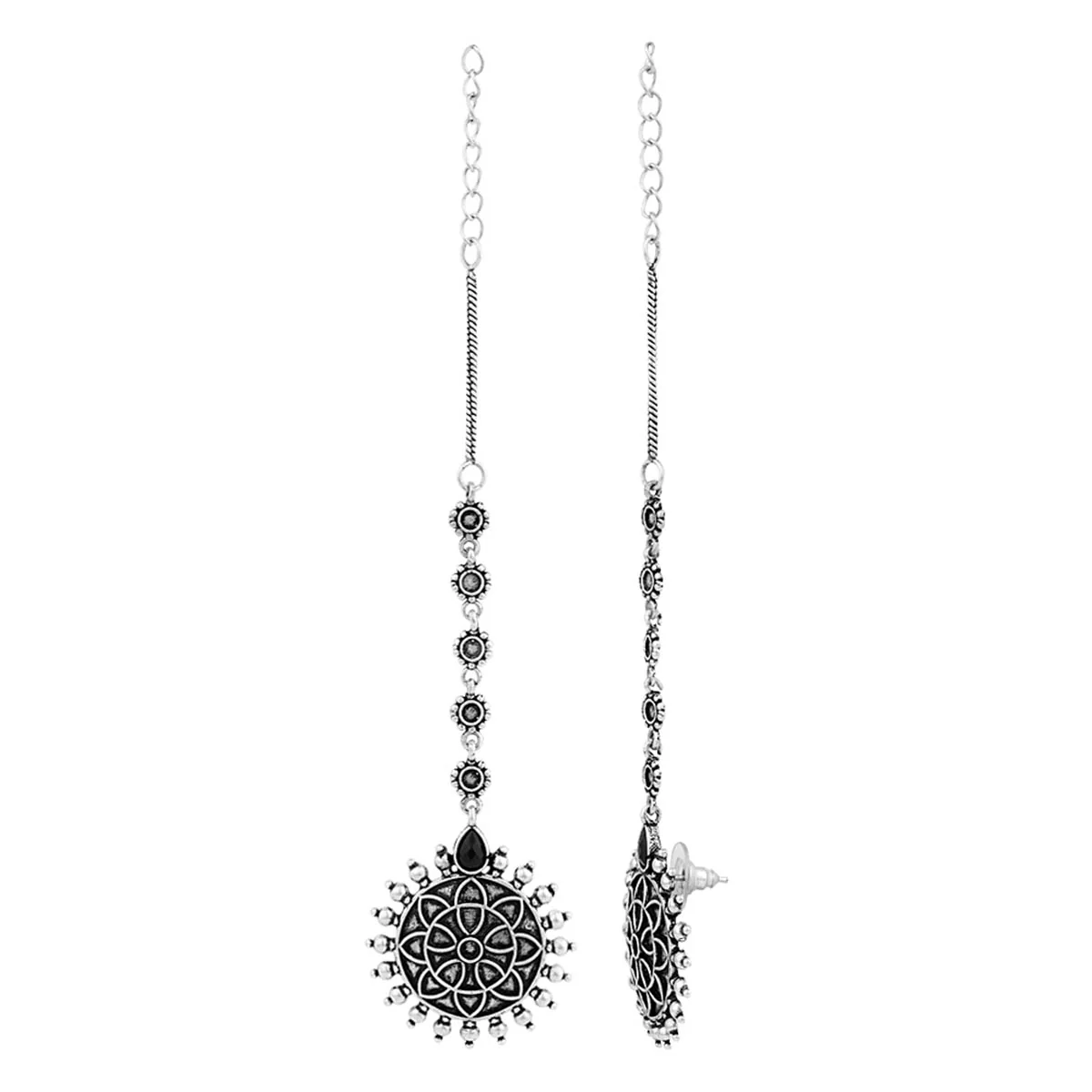 Leela Elegant Drop Earrings - Image 4