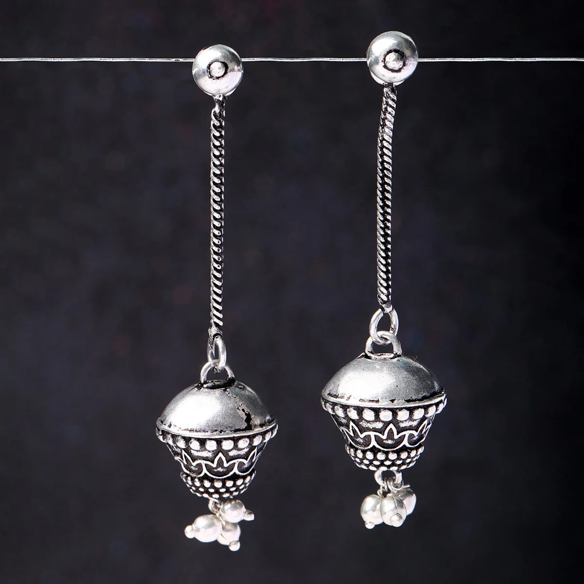 Leela Ghungroo Drop Earrings