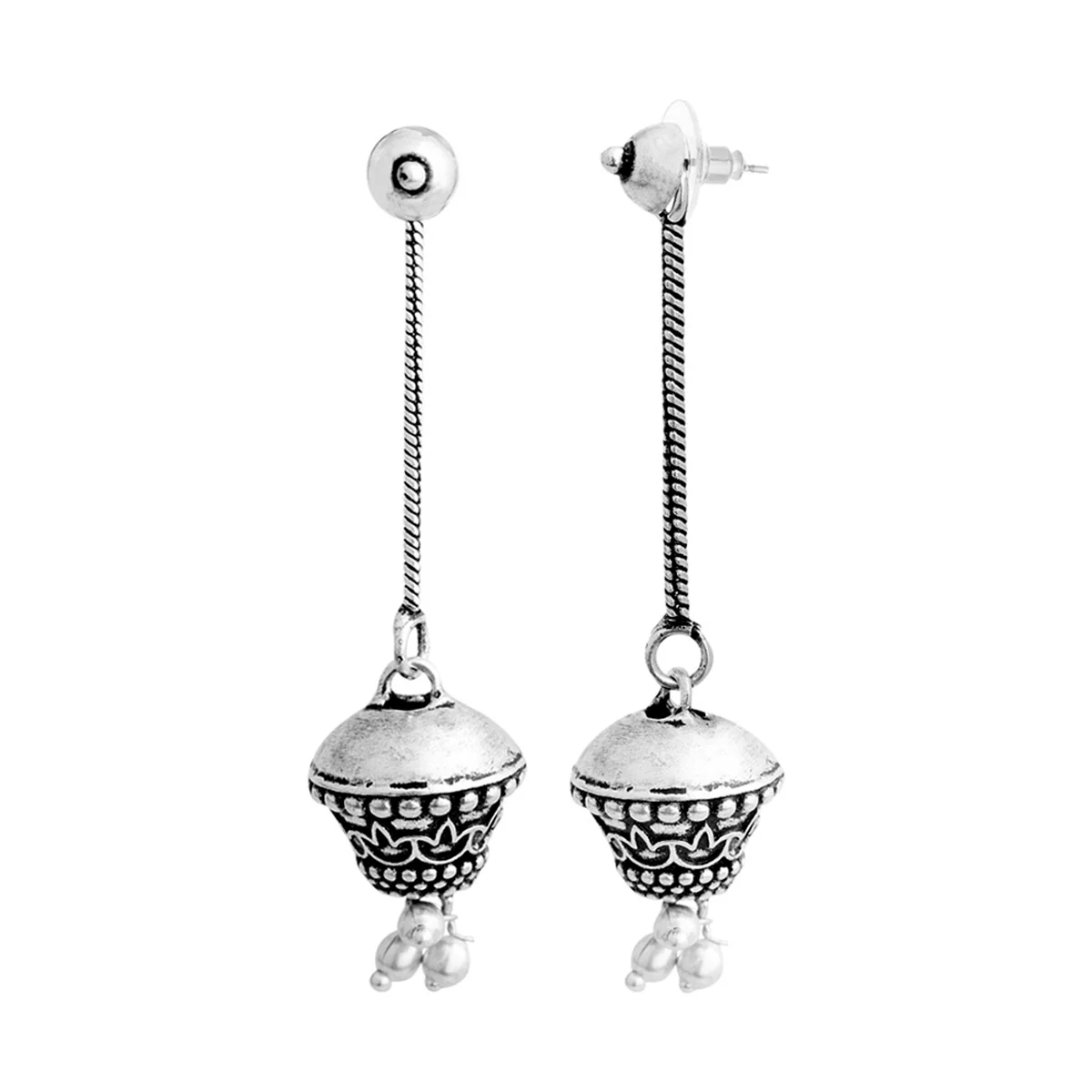 Leela Ghungroo Drop Earrings - Image 3