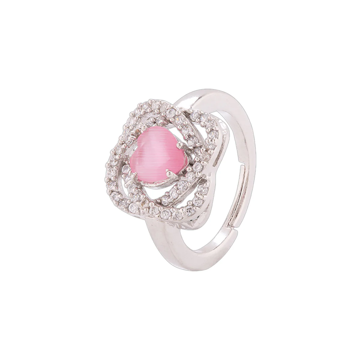 Love Knots Filigree Design Cocktail Ring - Image 3