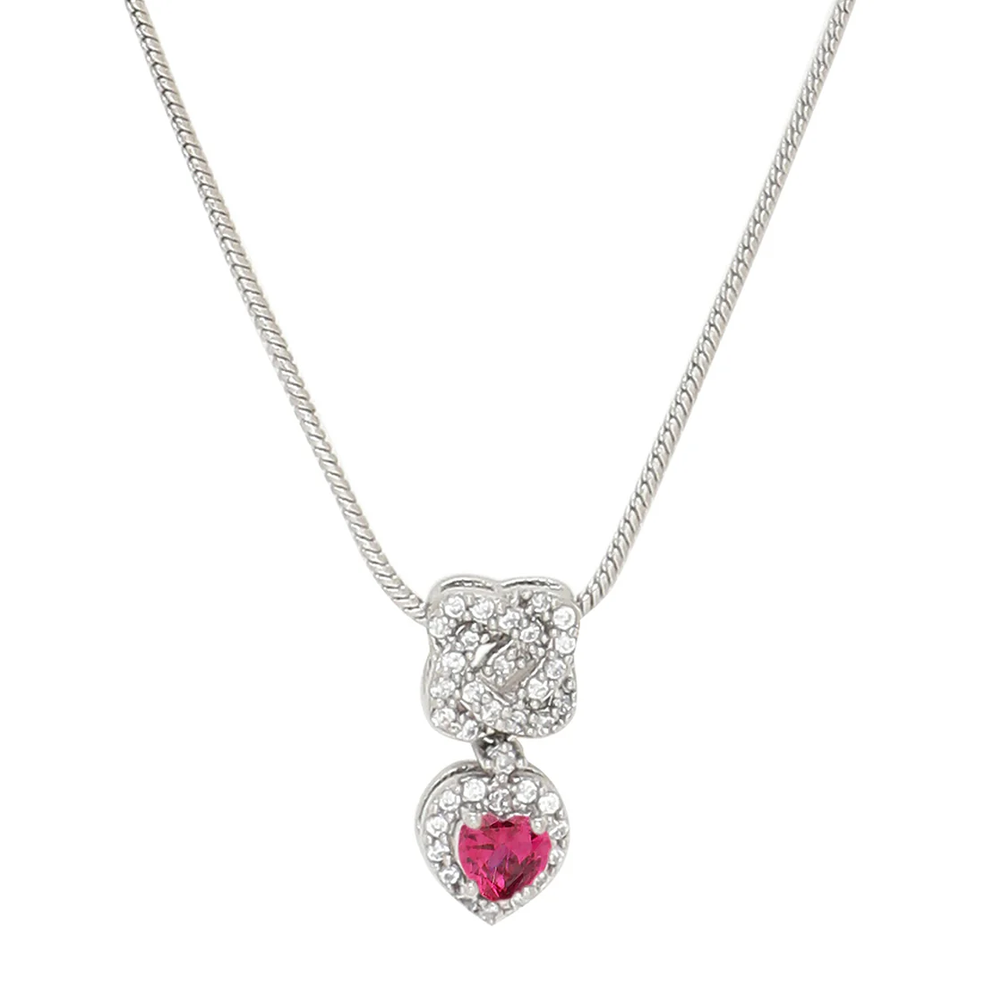 Love Knots Heart Drop Pendant - Image 4